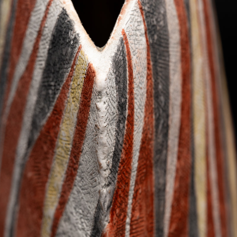 Monumental Colorful Vase ー加古 勝己 “彩陶”