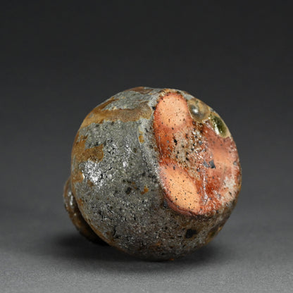 Iga Yakishime Uzukumaru Vase ー寛白窯 岸野 寛 “伊賀焼〆蹲壺”