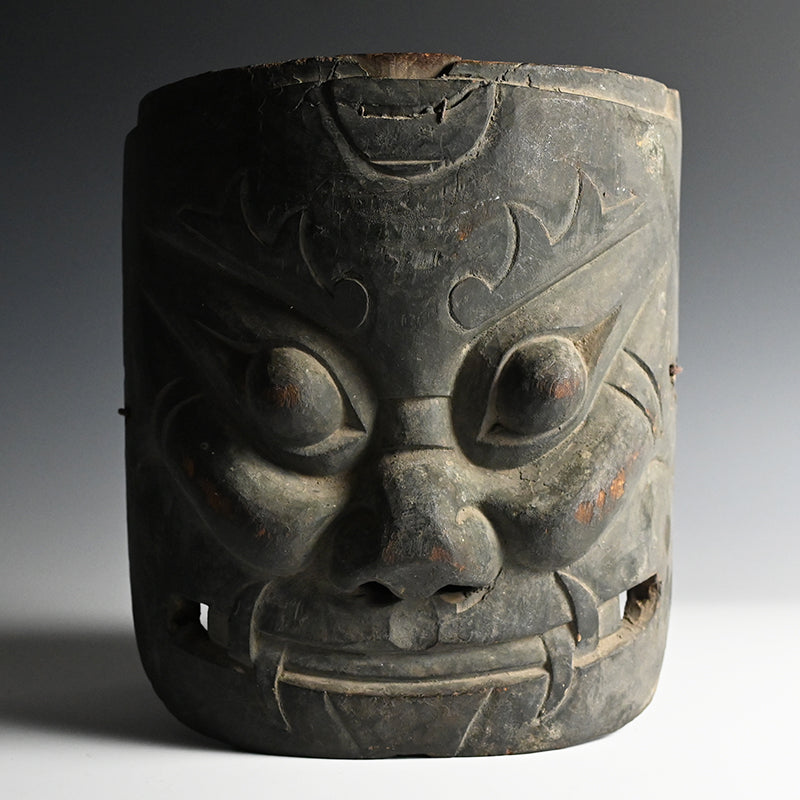 Edo period Japanese Kamado no Kami Mask