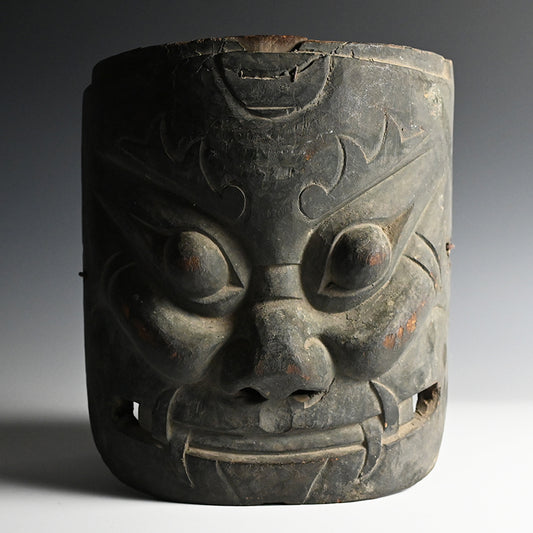 Edo period Japanese Kamado no Kami Mask