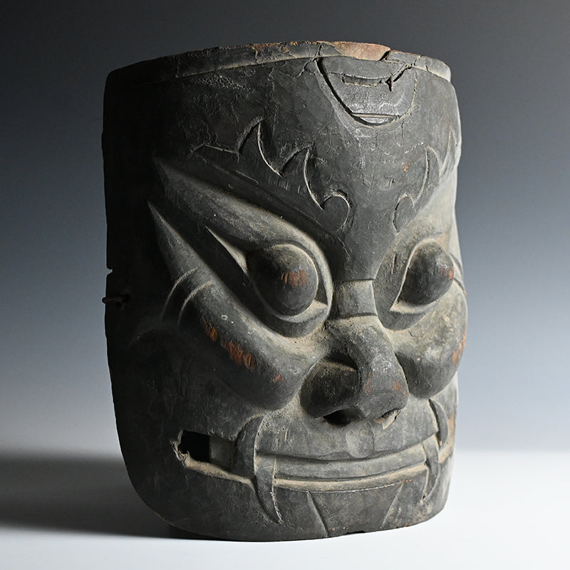 Edo period Japanese Kamado no Kami Mask