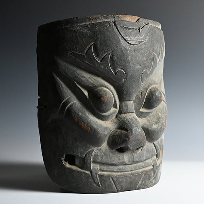 Edo period Japanese Kamado no Kami Mask