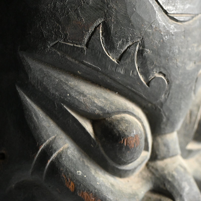 Edo period Japanese Kamado no Kami Mask