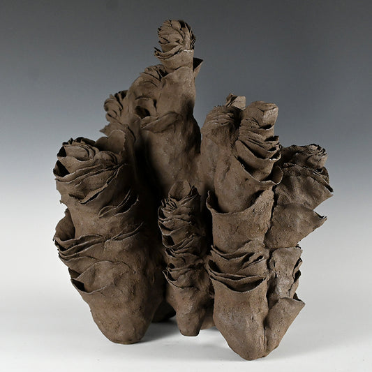 Mujina Black Ceramic Sculpture ー山口 美音 “貉”