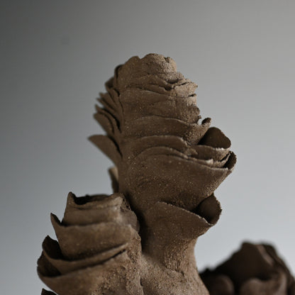 Mujina Black Ceramic Sculpture ー山口 美音 “貉”