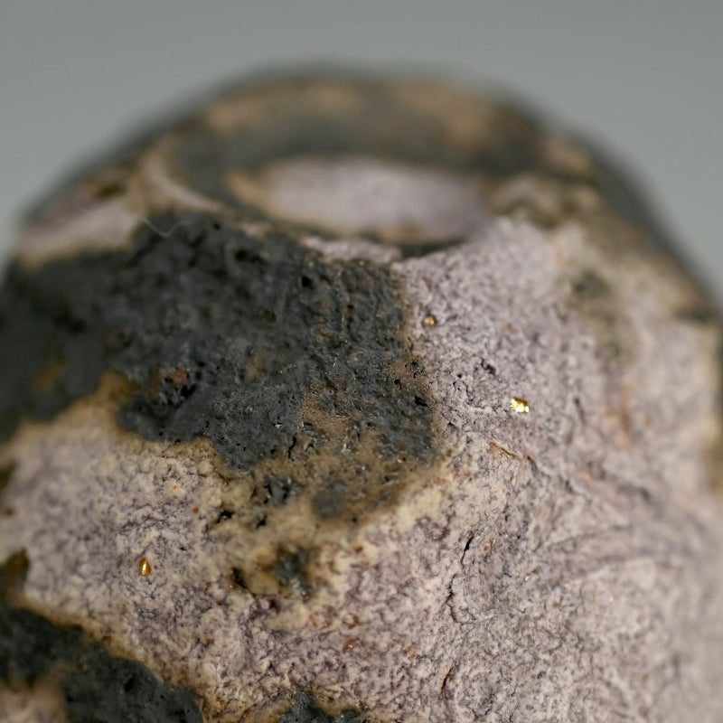 Sake cup Guinomi ー稲吉 オサム “白金彩刳貫 ぐい吞み”