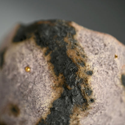 Sake cup Guinomi ー稲吉 オサム “白金彩刳貫 ぐい吞み”