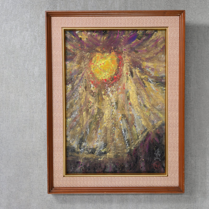 Framed Mid-century Painting, Moonlight