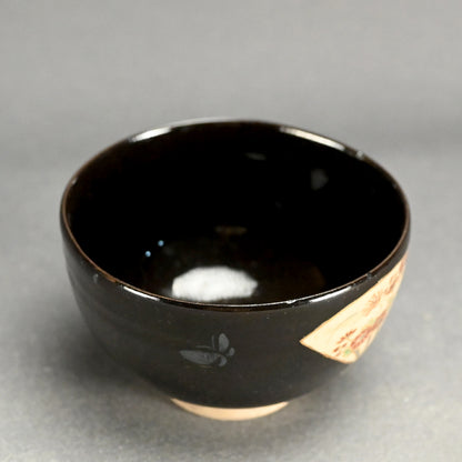 Antique Japanese Ninsei ChawanN  Tea Bowl ー仁清茶碗