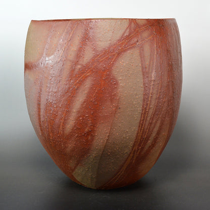 Massive Bizen Hidasuki Open Vase