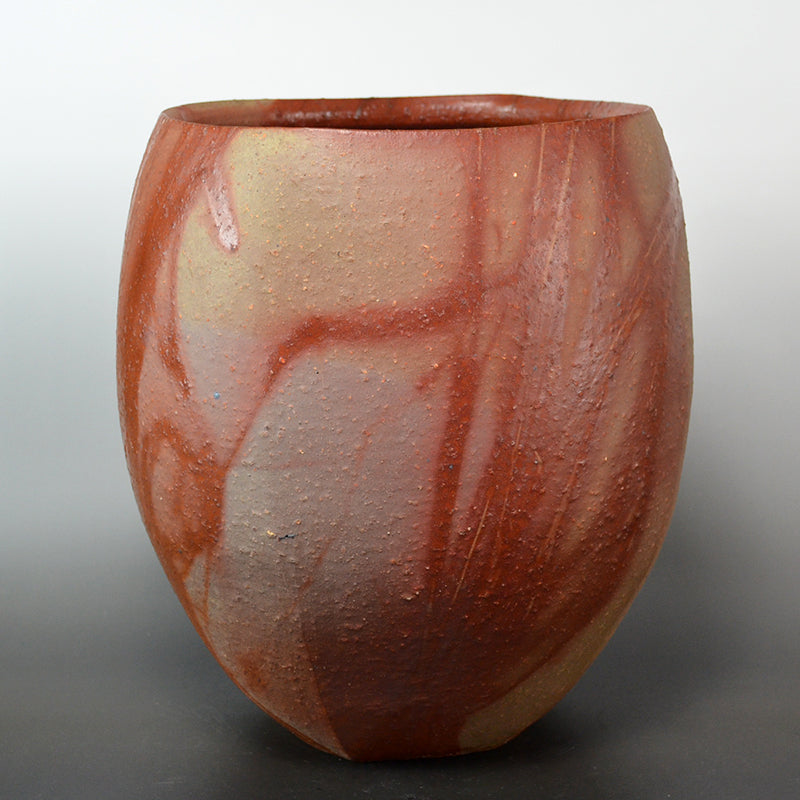 Massive Bizen Hidasuki Open Vase