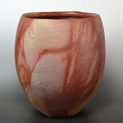 Massive Bizen Hidasuki Open Vase