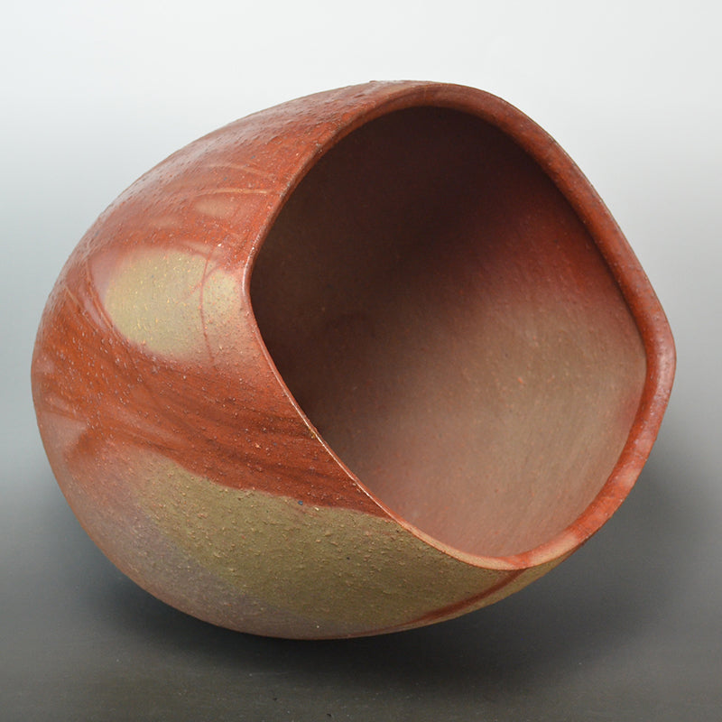 Massive Bizen Hidasuki Open Vase