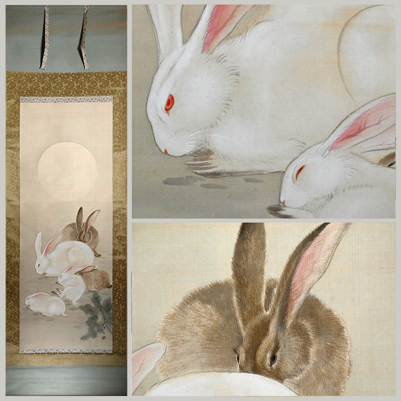 Rabbits in Moonlight ー堀田 秀叢 “群兎” / Hotta Shuso – Kura Monzen Gallery