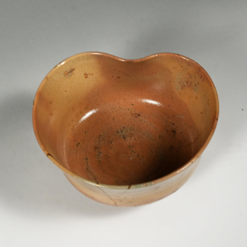 Ancient Hagi Chawan Tea Bowl with Kintsugi Gold Repair