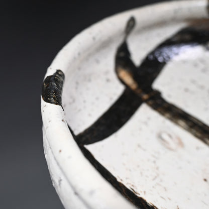 Fabulous Large Bowl ー中川 自然坊 “絵粉引唐津 鉢”