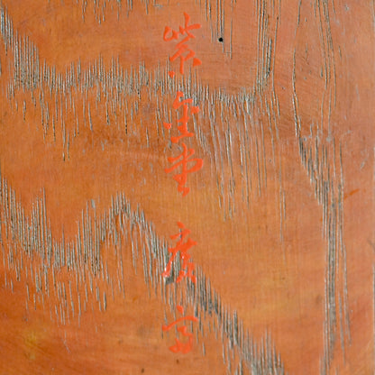 アンティーク高森絵漆皿 藤 香彩作 ー廣斎