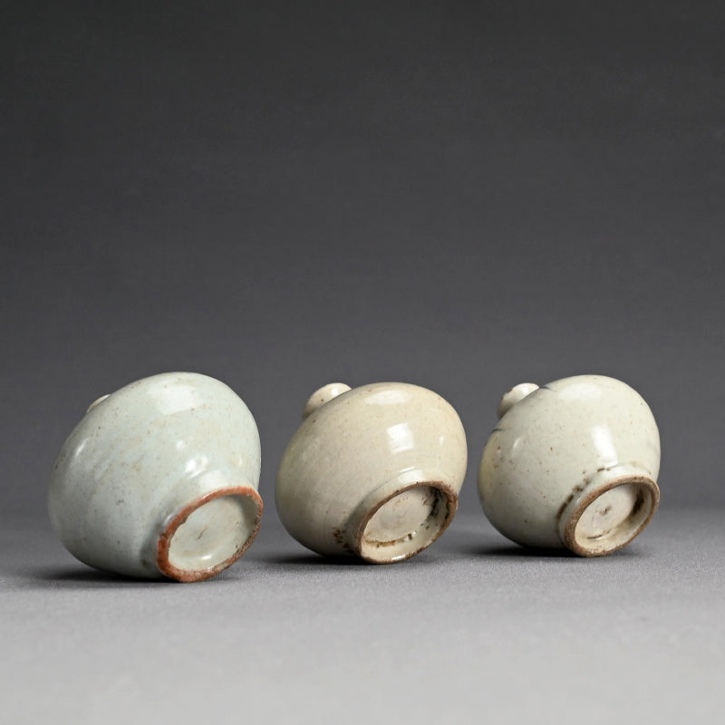 3 Ko-Imari Abura Tsubo Oil Flasks