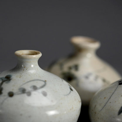 3 Ko-Imari Abura Tsubo Oil Flasks