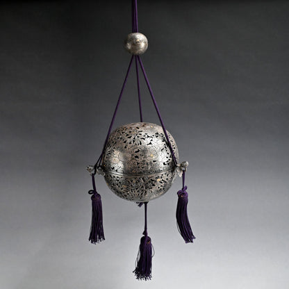 Silver Tsuri-Koro Hanging Incense Burner