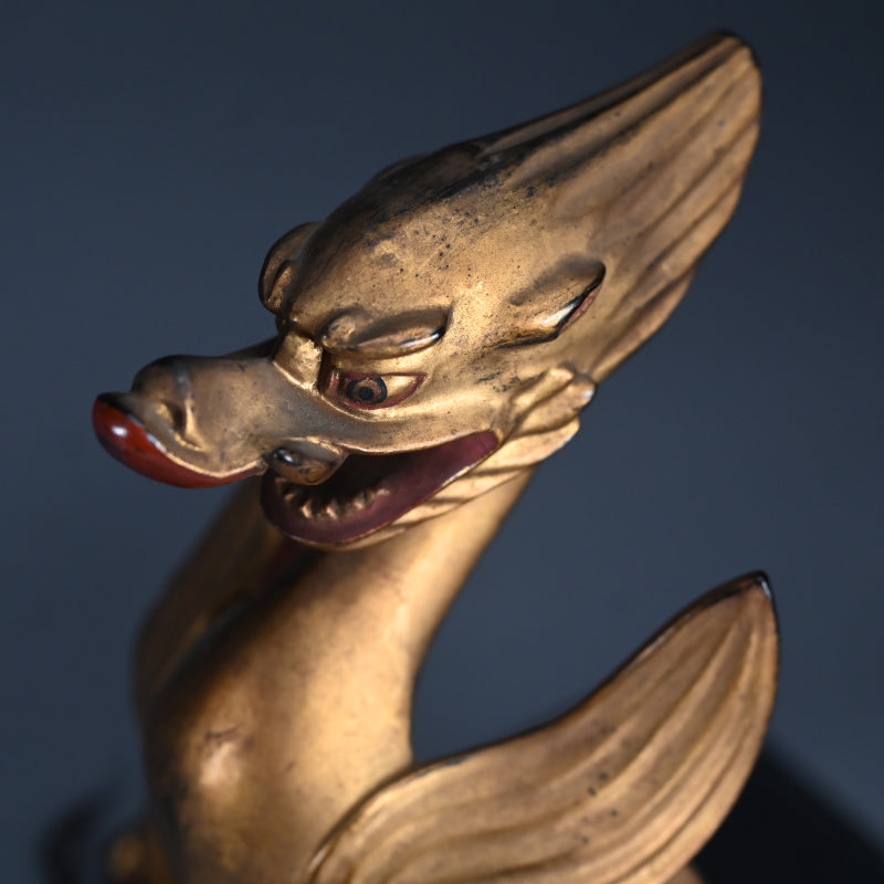 Ancient Bugaku Mask, Ryo-o (Rangryo) The Dragon King