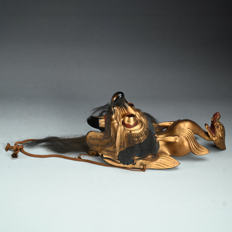 Ancient Bugaku Mask, Ryo-o (Rangryo) The Dragon King