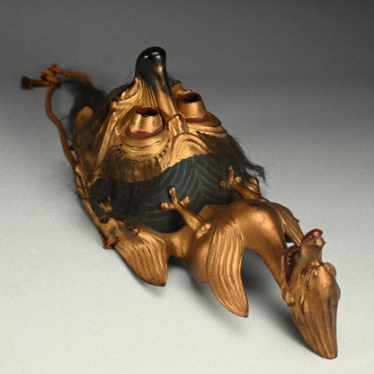 Ancient Bugaku Mask, Ryo-o (Rangryo) The Dragon King
