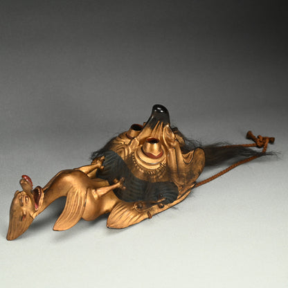 Ancient Bugaku Mask, Ryo-o (Rangryo) The Dragon King