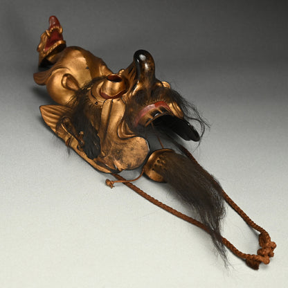 Ancient Bugaku Mask, Ryo-o (Rangryo) The Dragon King