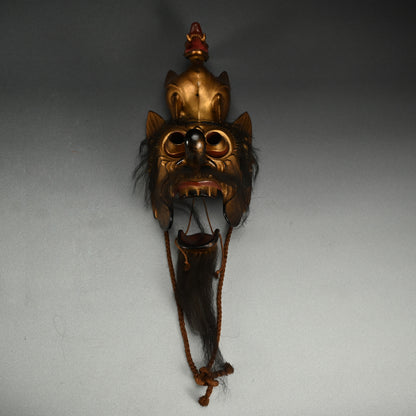 Ancient Bugaku Mask, Ryo-o (Rangryo) The Dragon King