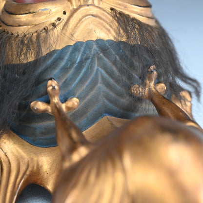 Ancient Bugaku Mask, Ryo-o (Rangryo) The Dragon King