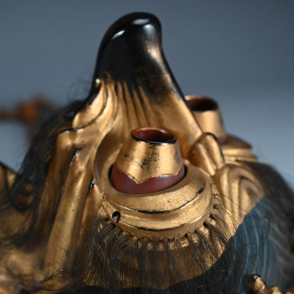 Ancient Bugaku Mask, Ryo-o (Rangryo) The Dragon King