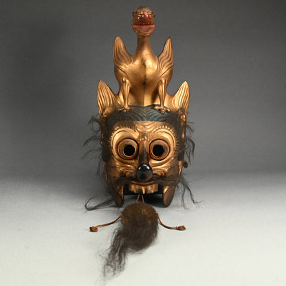 Ancient Bugaku Mask, Ryo-o (Rangryo) The Dragon King