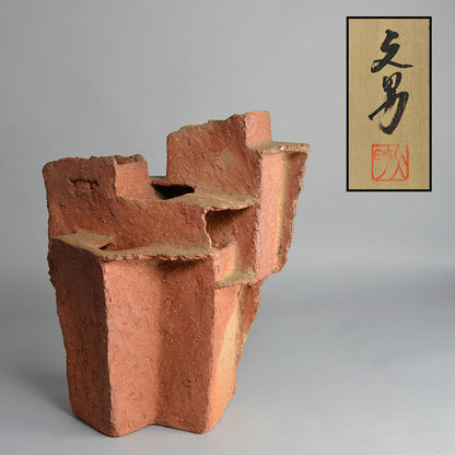 Sculptural Bizen Vase