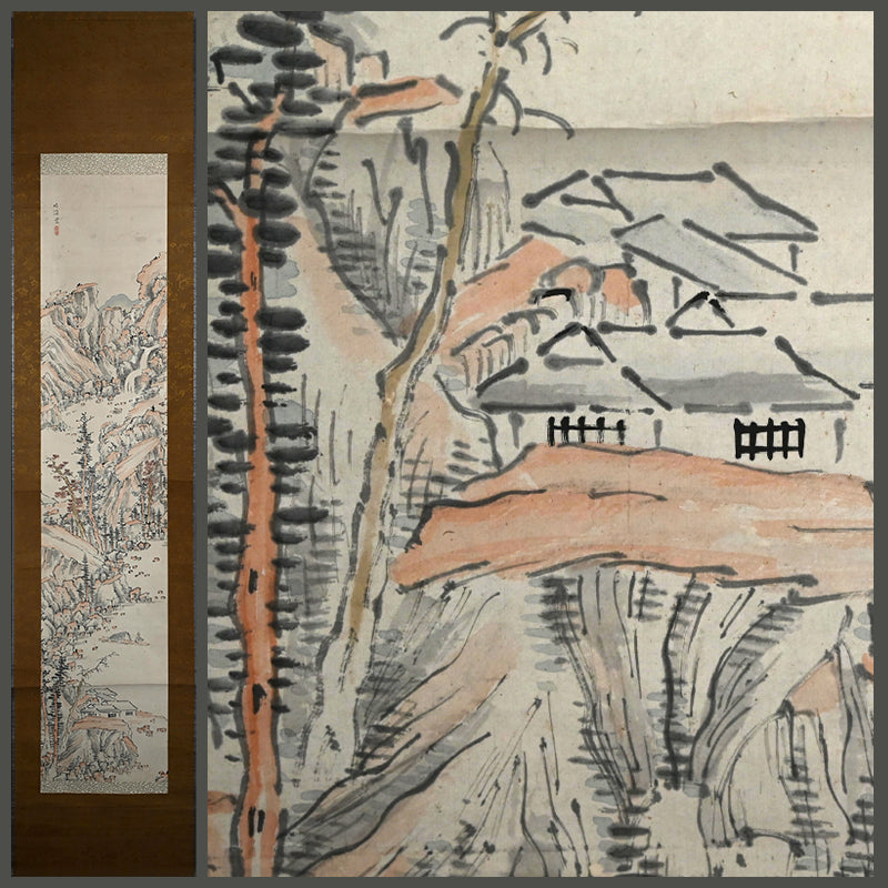 竹渓の風景画 ー中林竹溪「山水図」