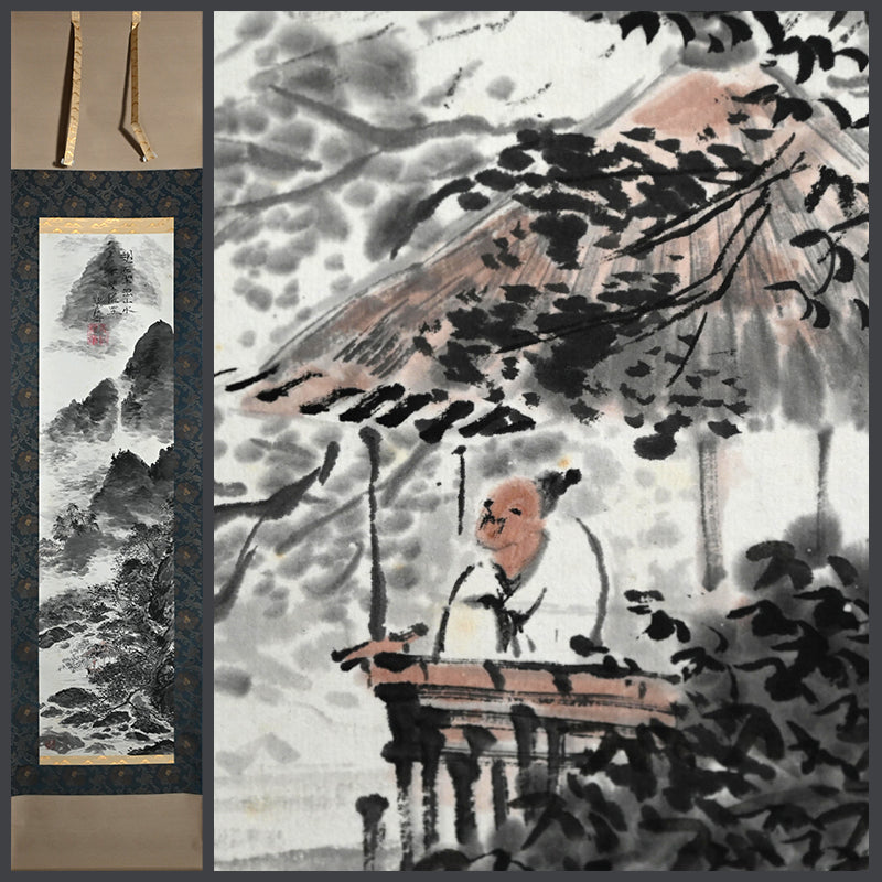 Literati Scroll by Samurai Daimyo ー佐竹 義政