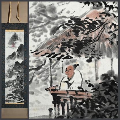 Literati Scroll by Samurai Daimyo ー佐竹 義政