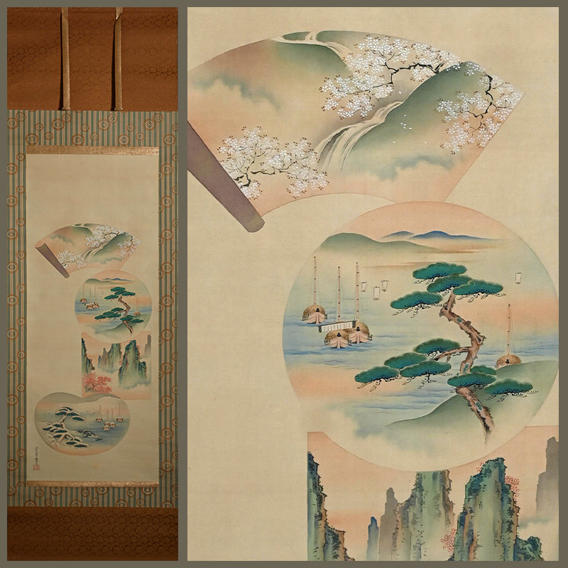 4 Seasonal Landscapes ー狩野勝川院雅信 “四季山水之圖”