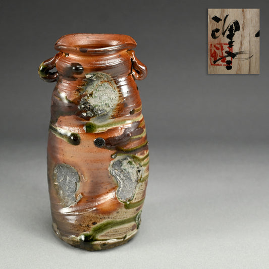 Natural Ash Glaze Vase ー今井 理桂 "自然釉花生"