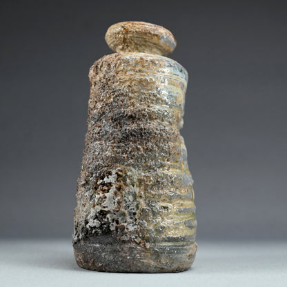 Yohen Ash Glazed Vase ー今井 理桂 "窯変花生"