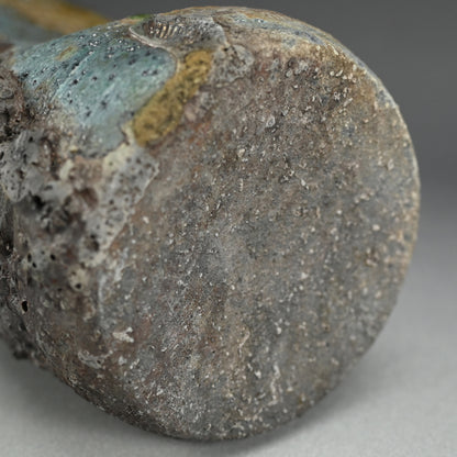Charred Natural Ash Glazed Vase ー今井 理桂 "自然釉花生"