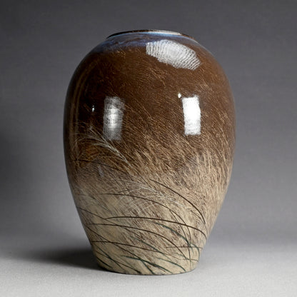 Masterpiece Utsutsukawa Vase ー十三代 横石 臥牛 “百鷲文 花瓶”