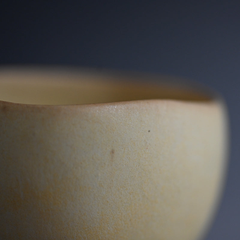 Yellow Glazed Sake Cup ー山口 美智江 "酒盃"