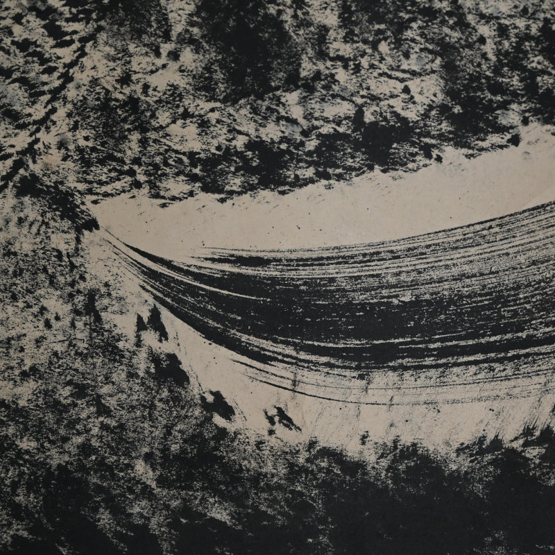 Massive Mid-century Crazy Ink Painting