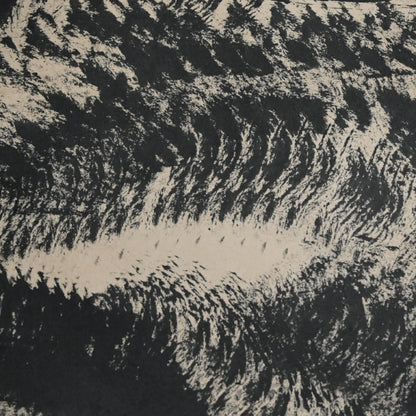 Massive Mid-century Crazy Ink Painting