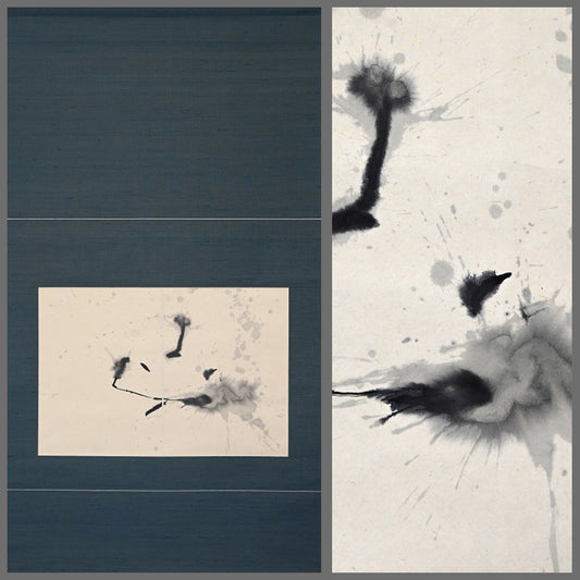 Modern Calligraphy Scroll ー五味 一幸 "山"