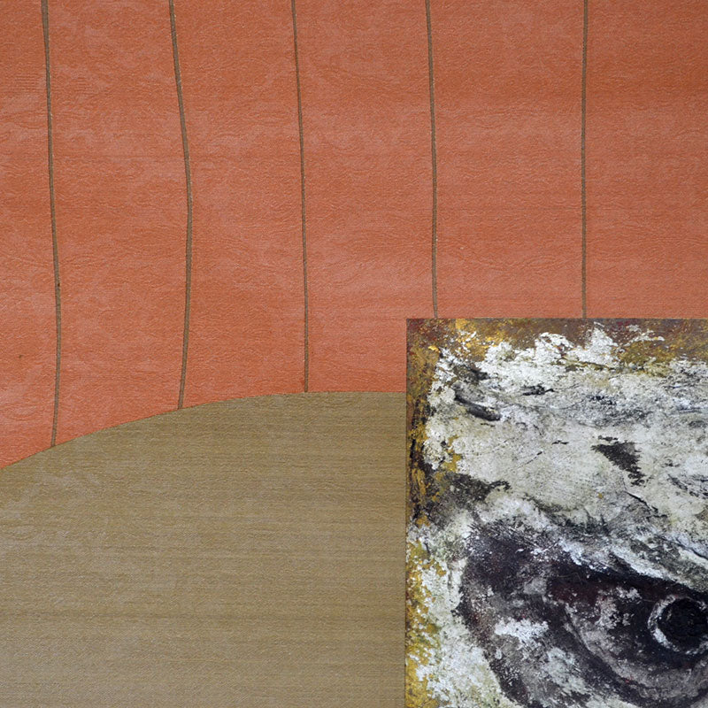 Owl Hanging Scroll ー棚橋 文子 “ふくろう”