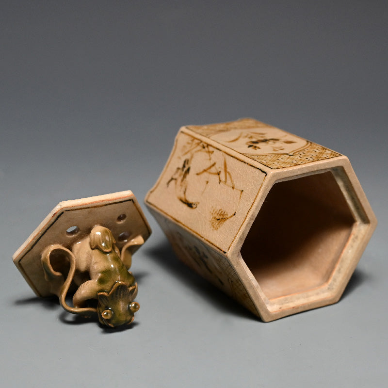 Hexagonal Koro Incense Burner