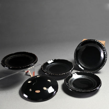 Tenmoku Glazed Dish Set