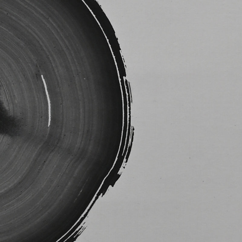 Fabulous modern Zen Circle Calligraphy Scroll